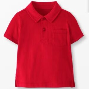 Hanna Andersson Combed Cotton Jersey Polo, size 120cm (6-7)